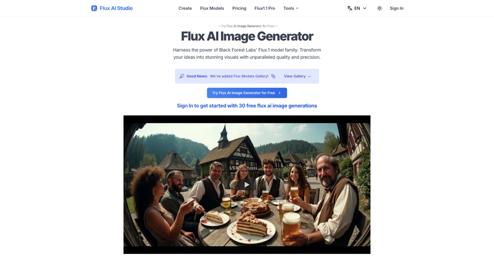 Free Flux AI Image Generator Online | Flux AI