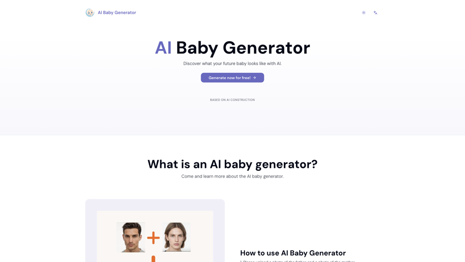 AI Baby Generator | Generate Your Future Baby Photos Using AI