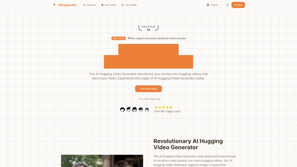 AI Hugging Video Generator Free:Make People Hug with AI