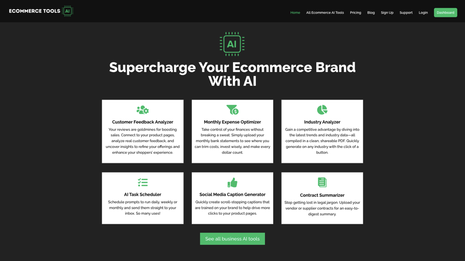 Your Ecommerce AI Tool Suite - Ecommerce AI Tools