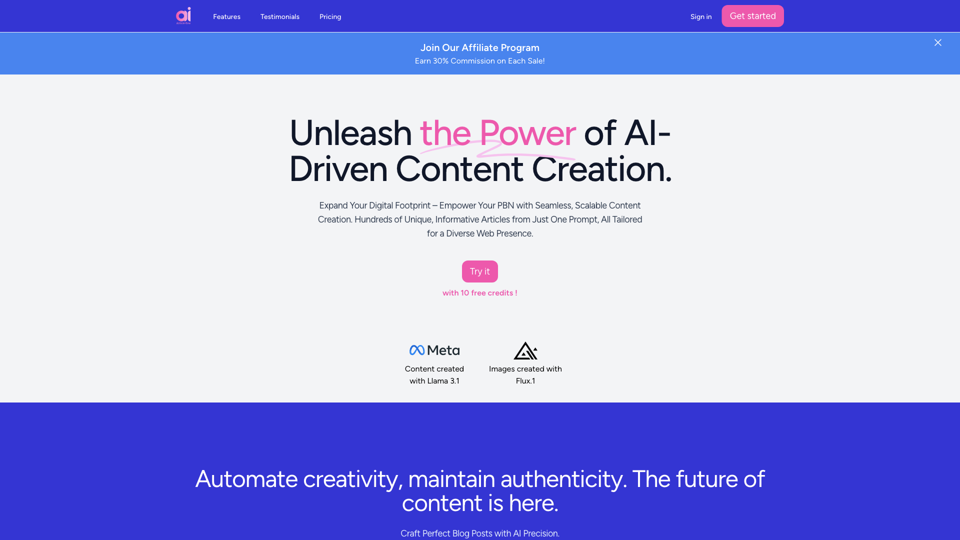 The best AI driven content creator - AIrticle-flow