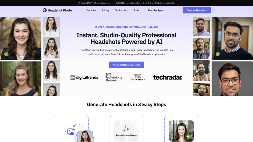 AI Headshot Generator | Professional Headshots with AI | HeadshotPhoto