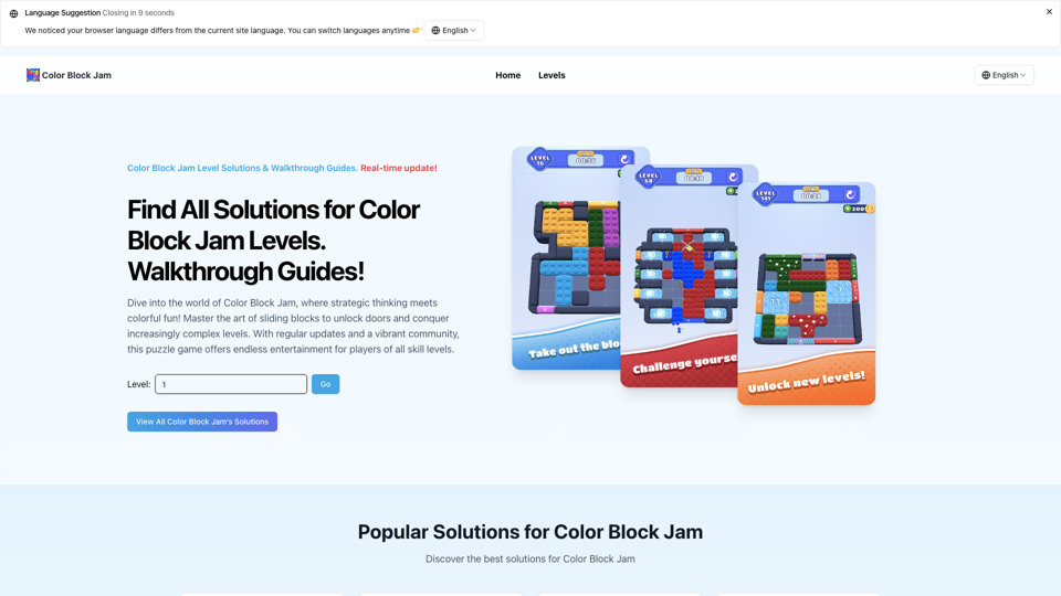 Color Block Jam - Walkthrough: Complete Solutions & Guides